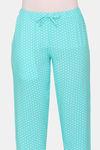 Coucou Woven Pyjama - Blue Radiance — thumbnail 5